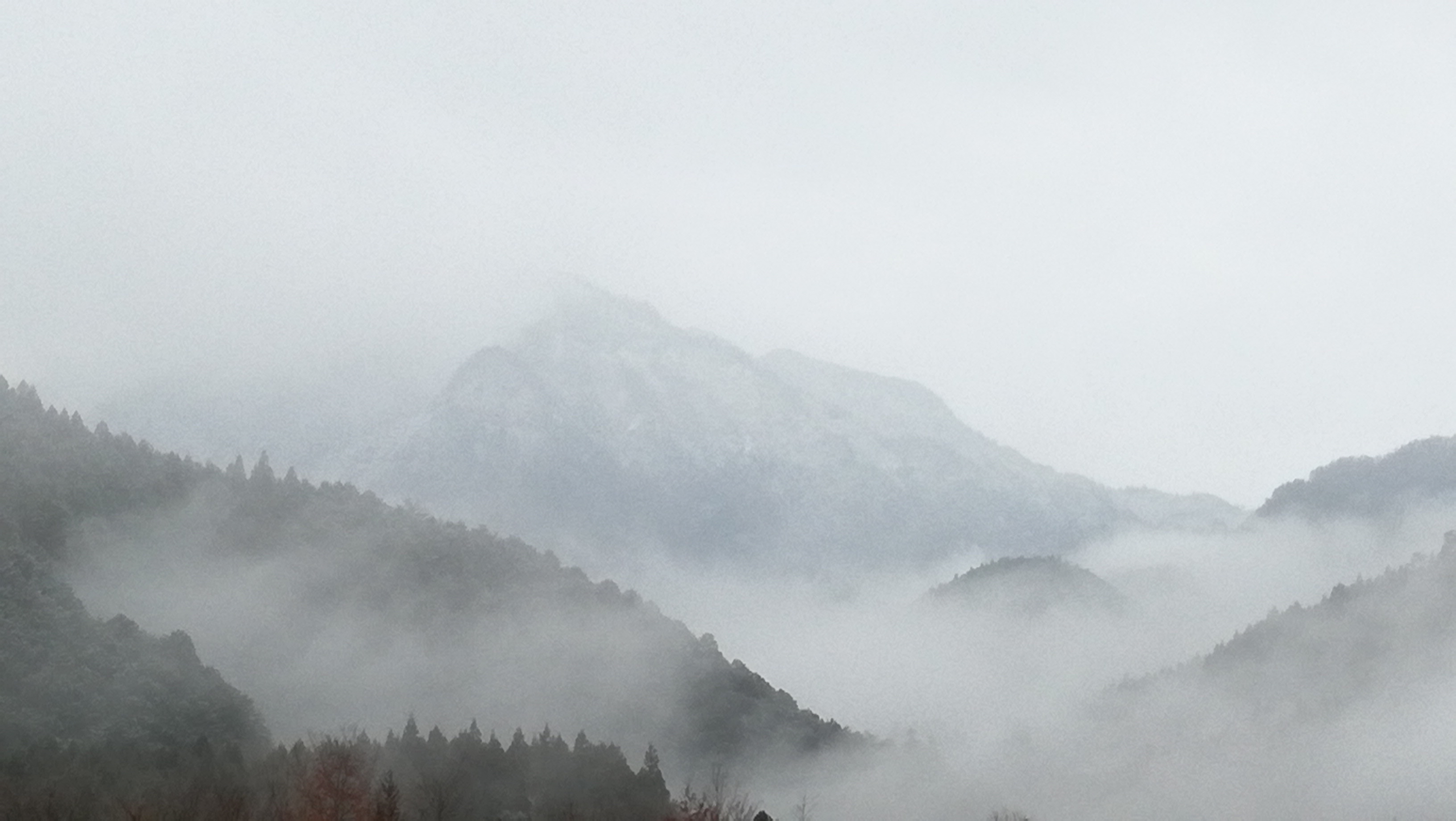 明神山山水画