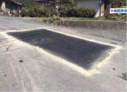 マンホール舗装後